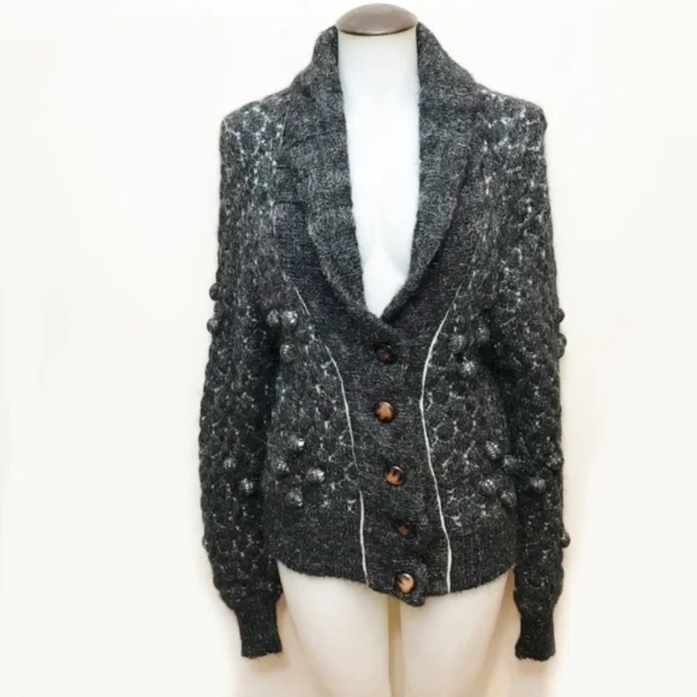 Bino baraldi italian mohair mix sweater